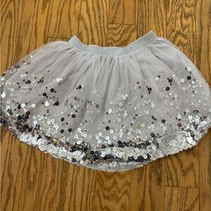 Silver Tutu- Dress Up Skirt- Kids Winter Tutu